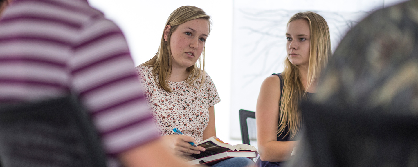 Students listening