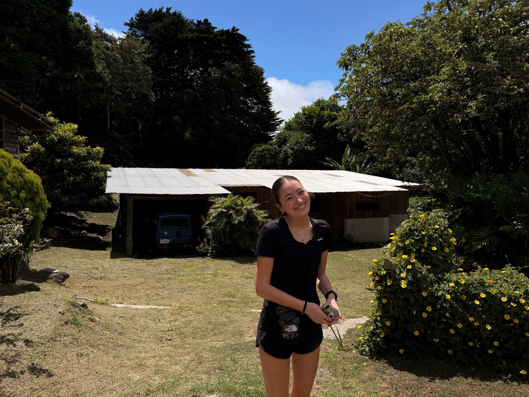 Alyssa Burdick smiles outside in Costa Rica.