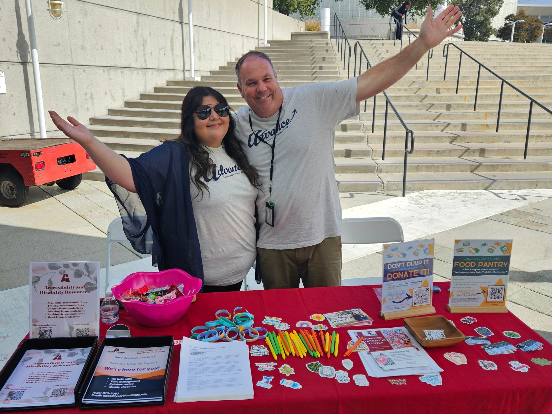 ADR staff members tabling to spread awareness about the ADR.