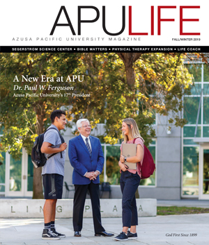 APULIFE front cover of President Ferguson chatting