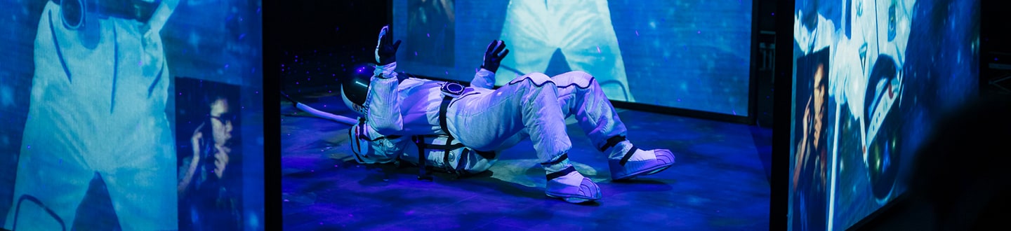 Astronaut on floor