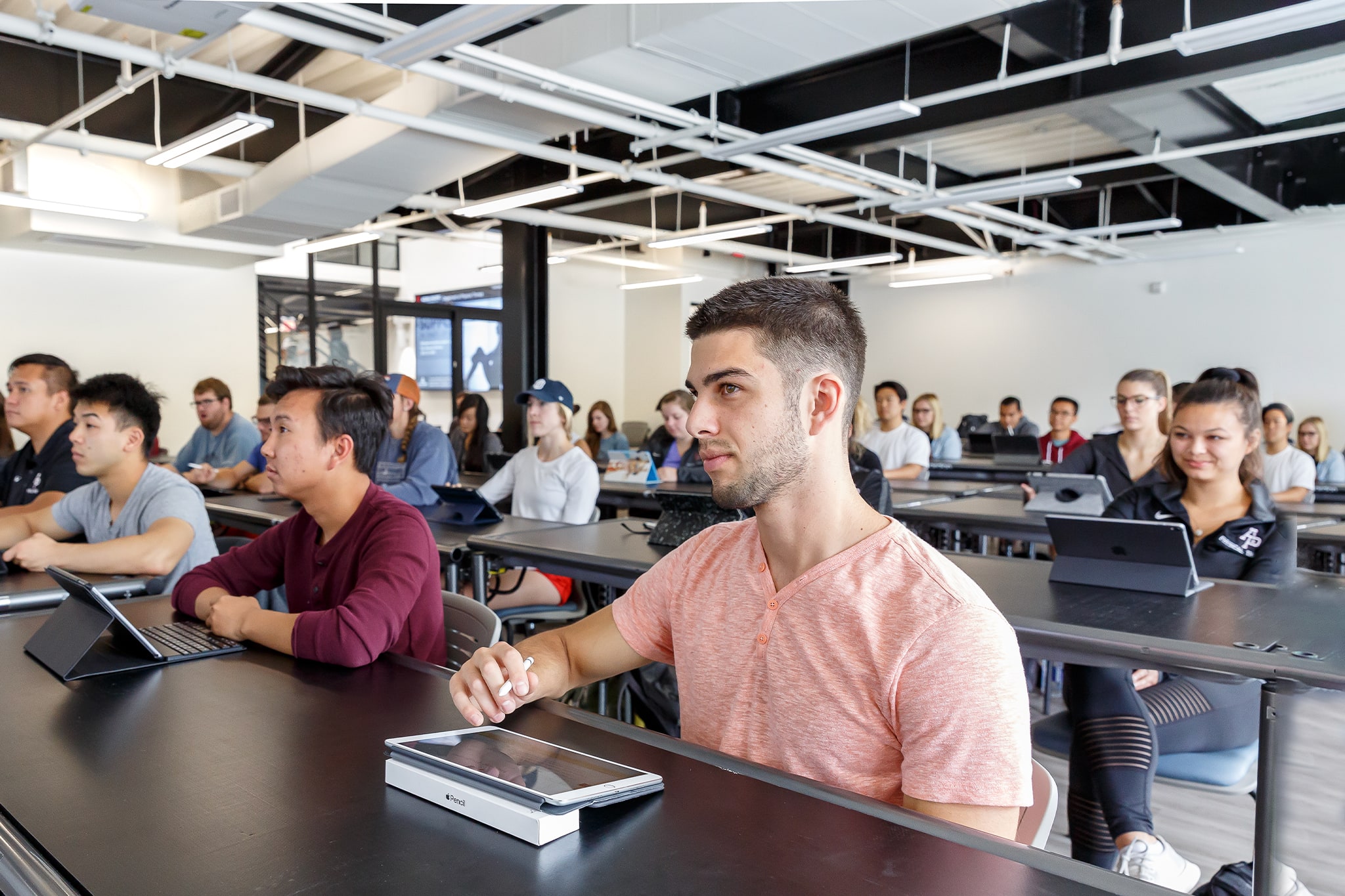 Students in class