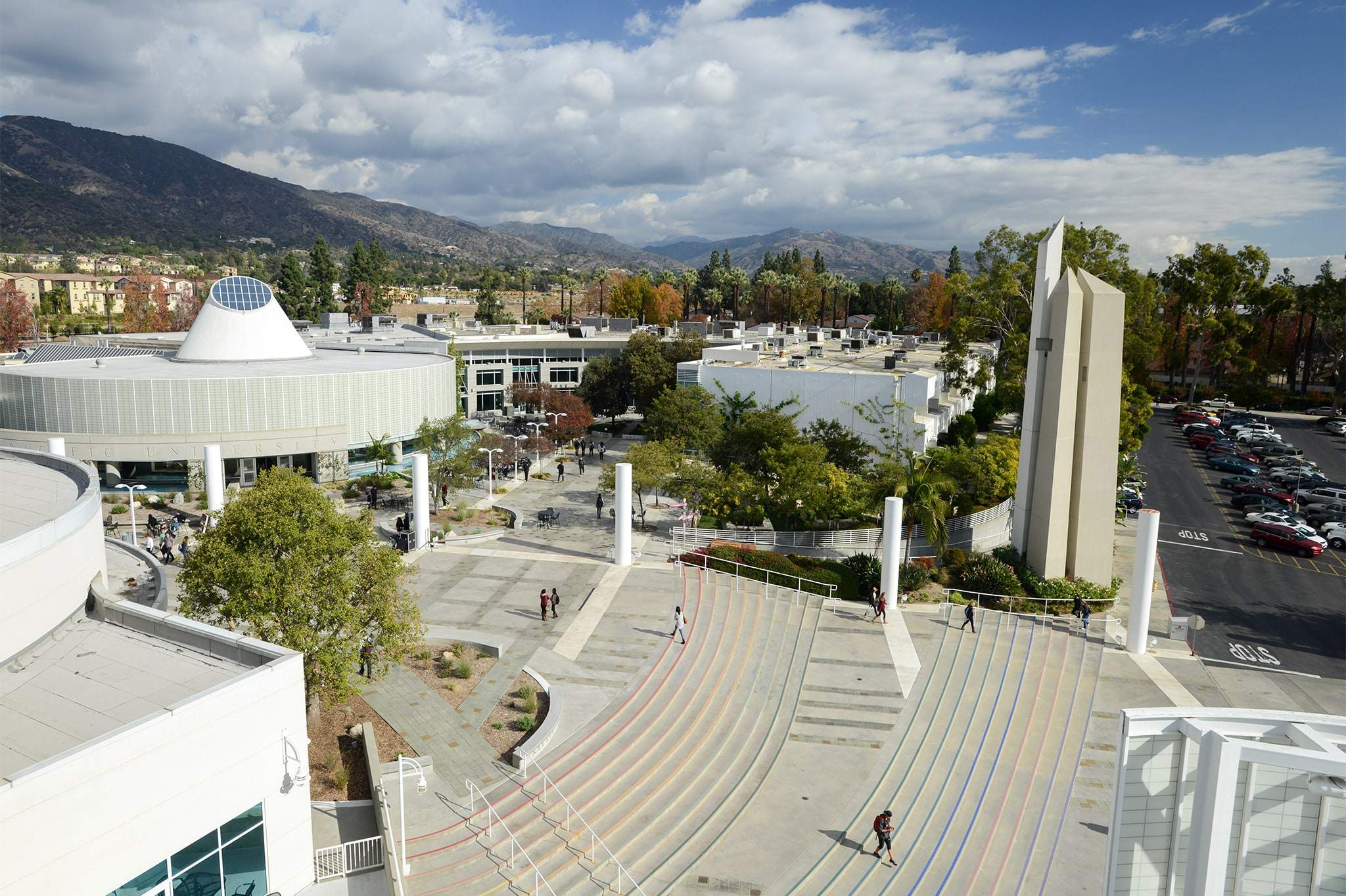 aerial image of apu's west cmapus