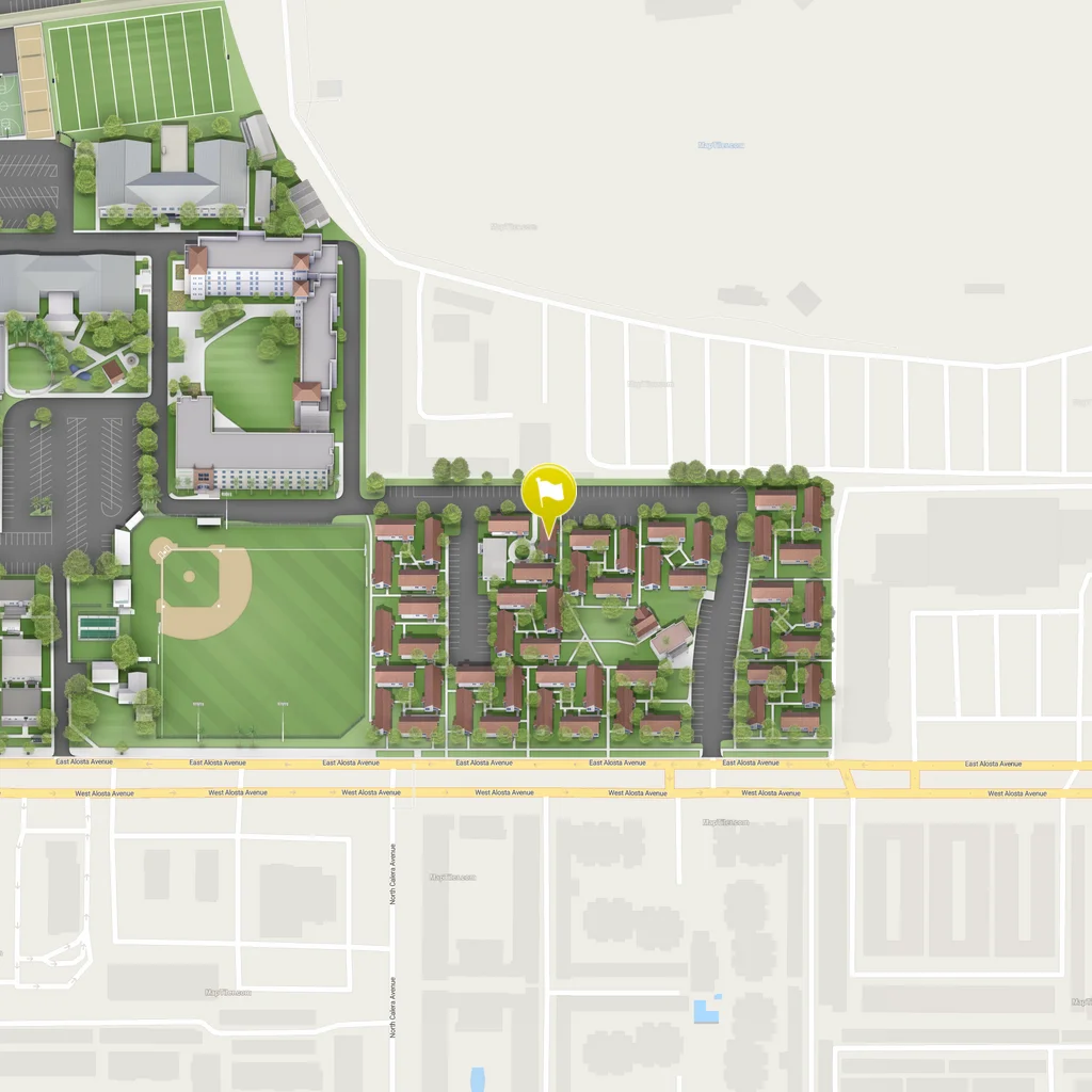 static map of the counseling center's location
