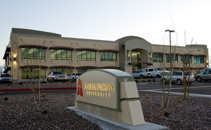 Azusa Pacific University campus building in High Desert