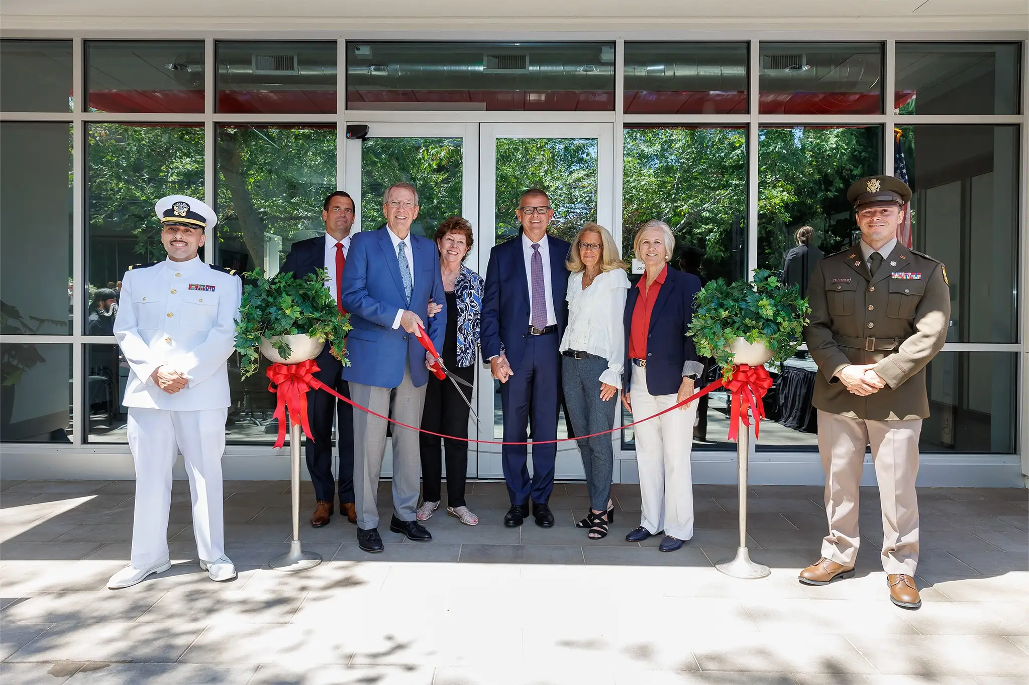 Ribbon cutting