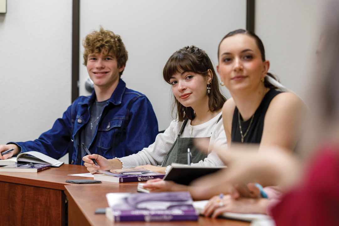 Students listening