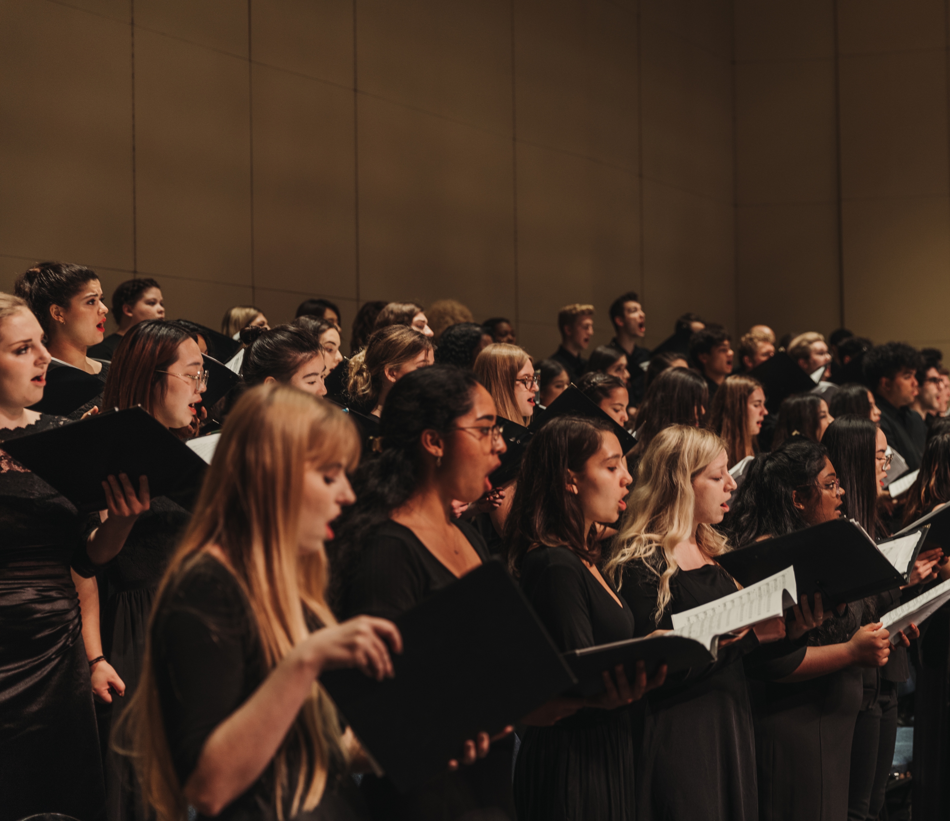 Choir singing