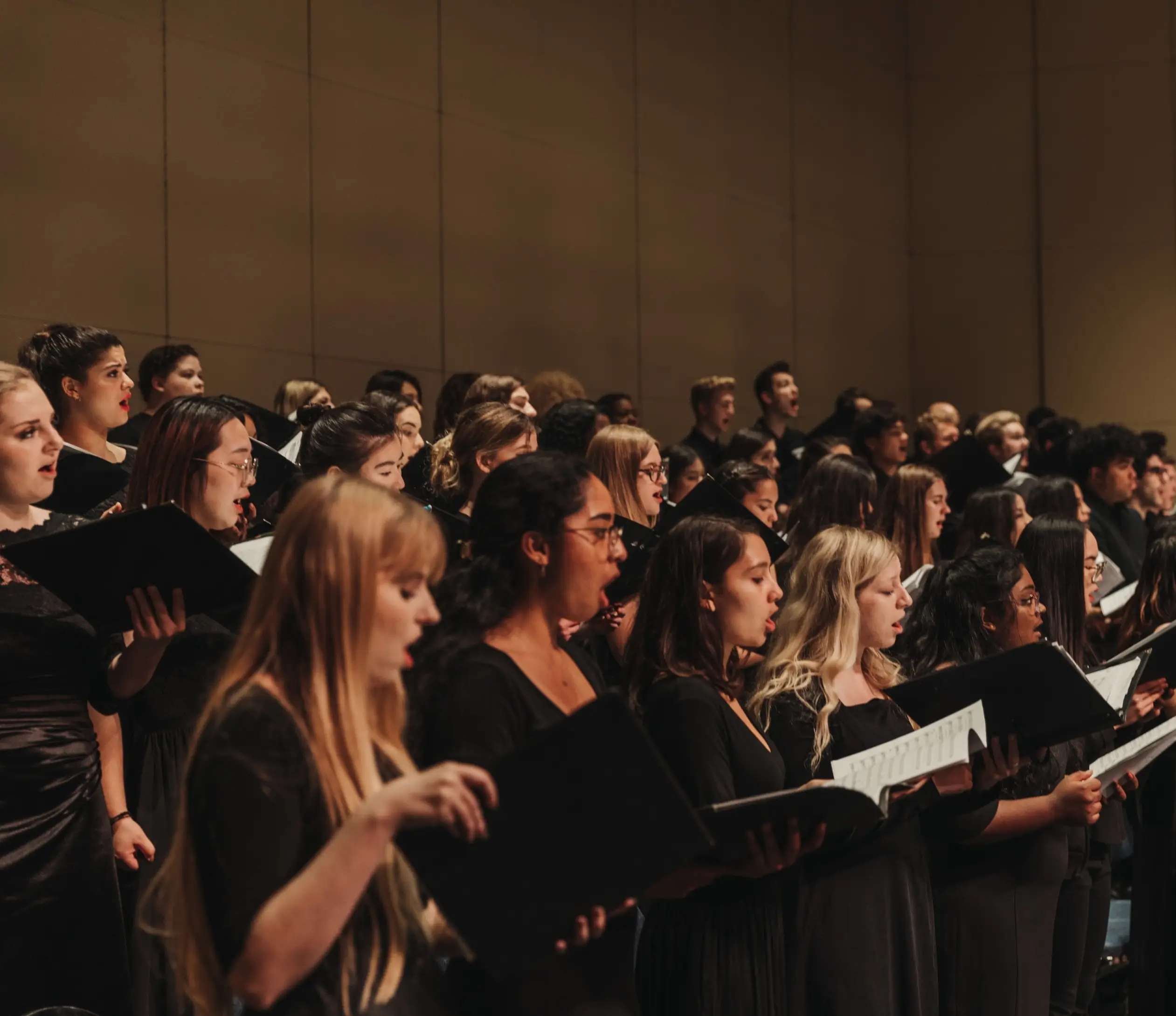 Choir singing