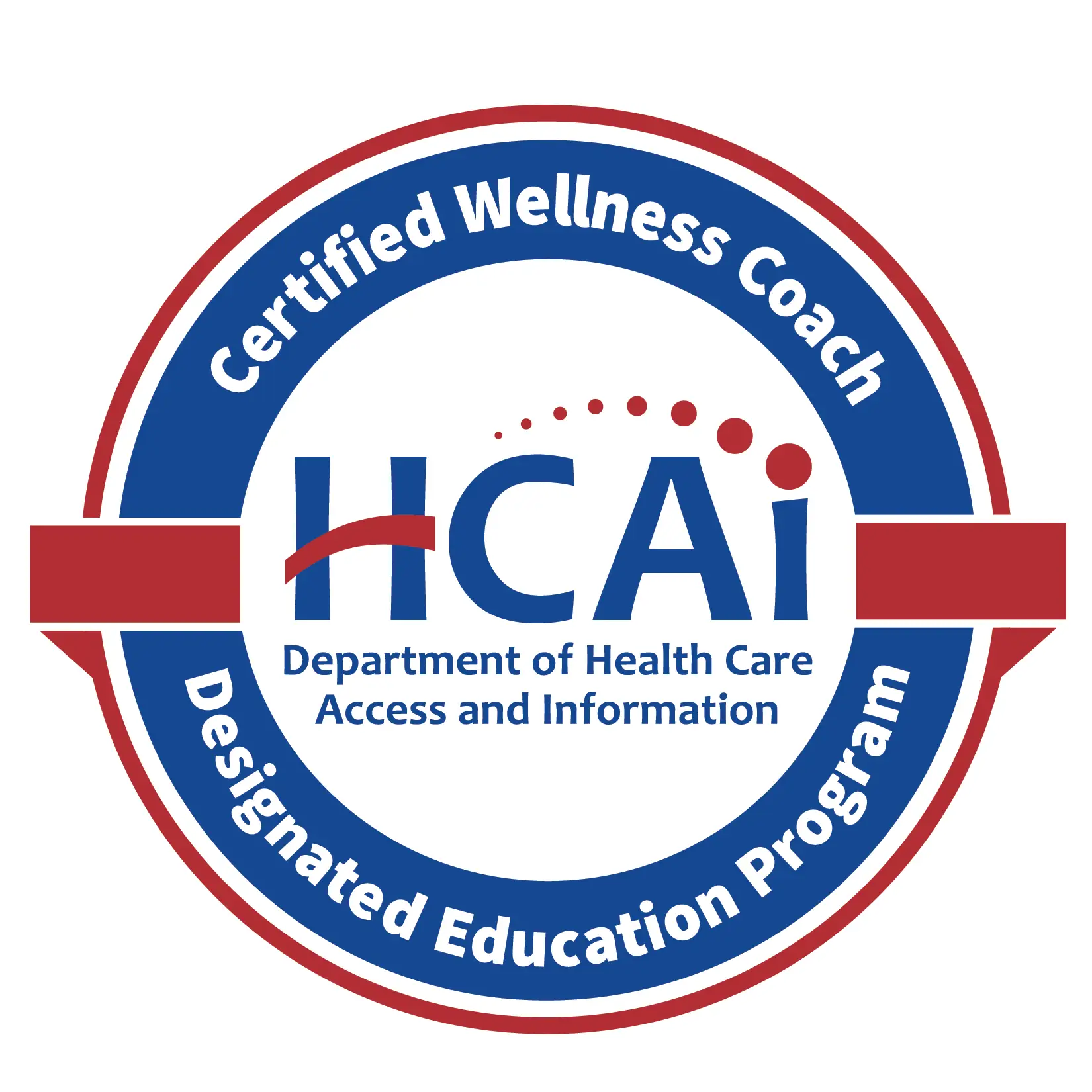 HCAI Certified Wellness Coach Designated Education Program badge