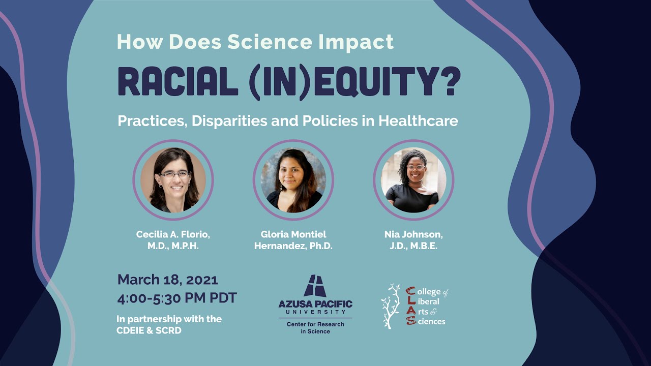 flyer for how does science impact racial in equity event