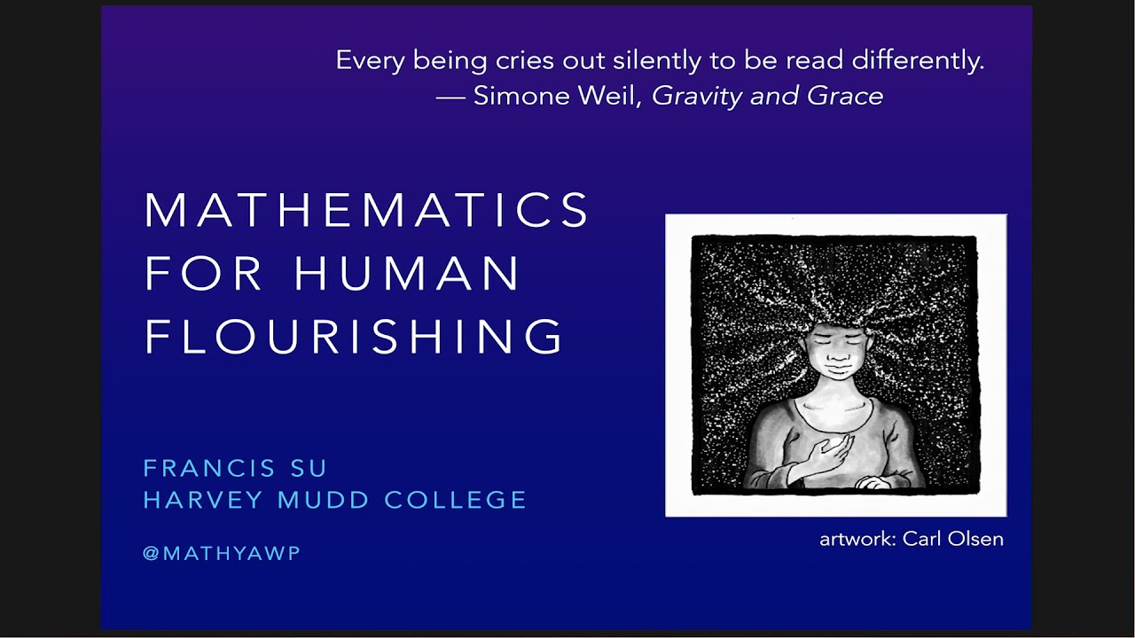 flyer for mathematics for human flourishing