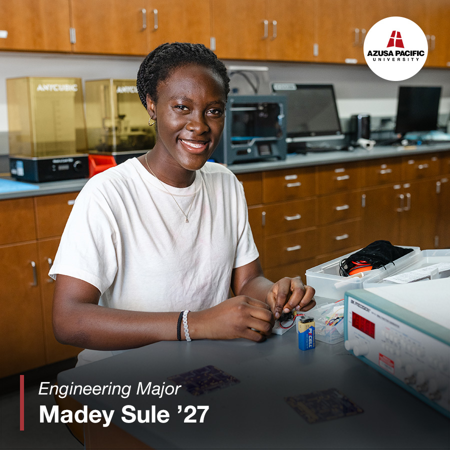 madey sule smiling during class activity